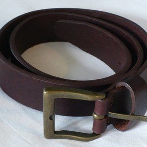 Genuine Leather Dark Brown Belt